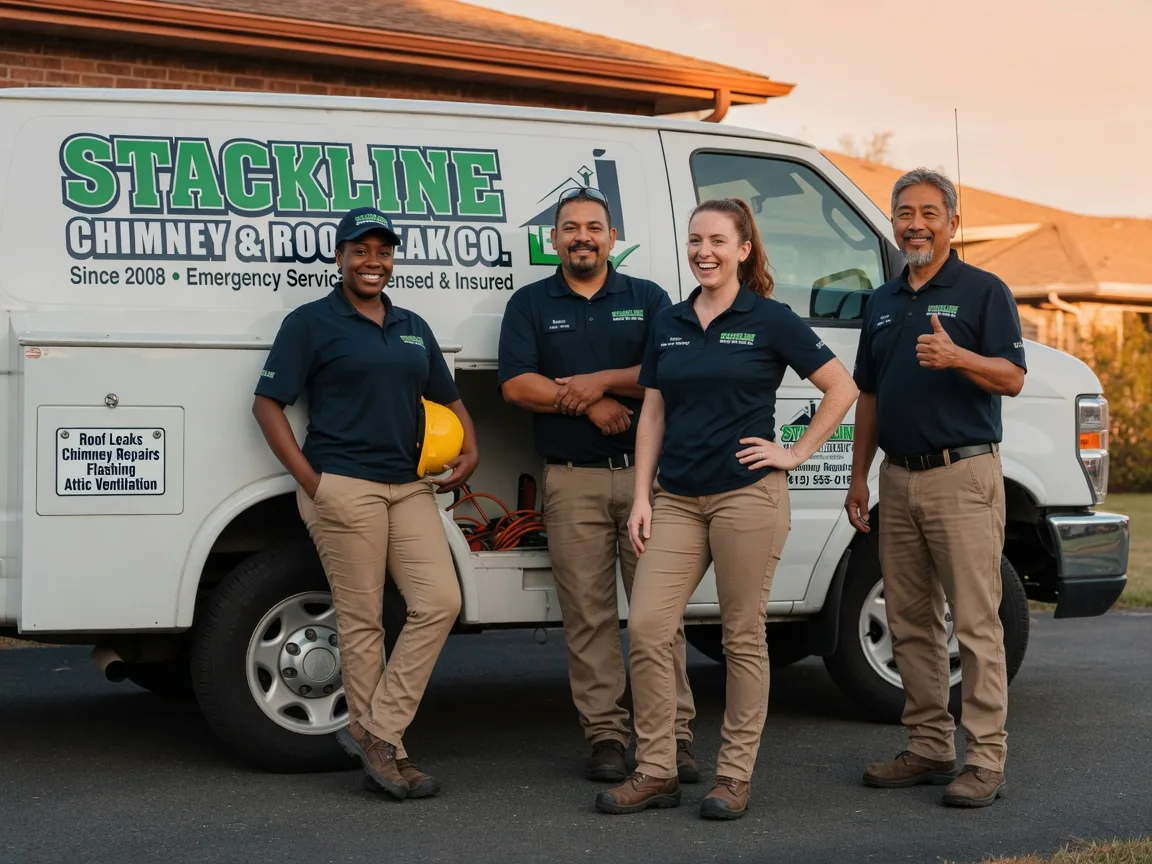 Chimney flashing repair company in Como, NC